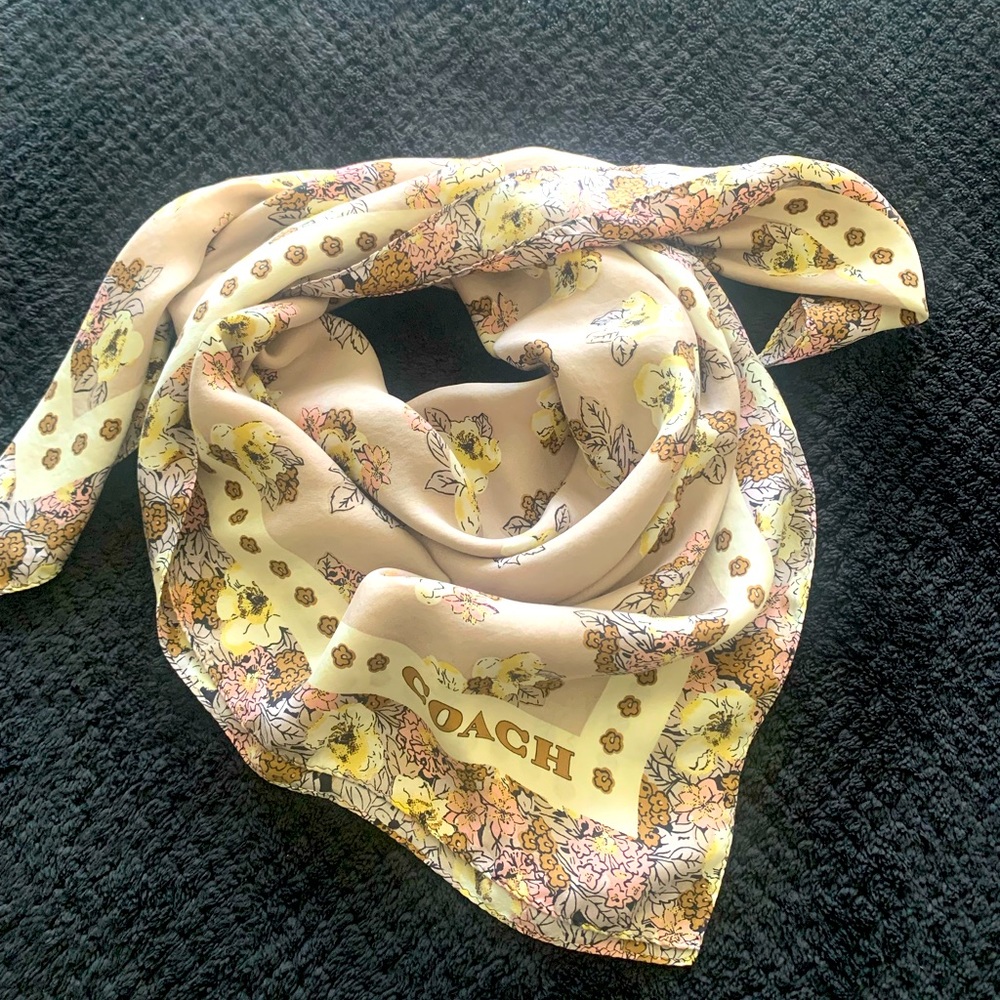 Coach Accessories | Coach Square Silk Scarf | | Size: 34 x 34”